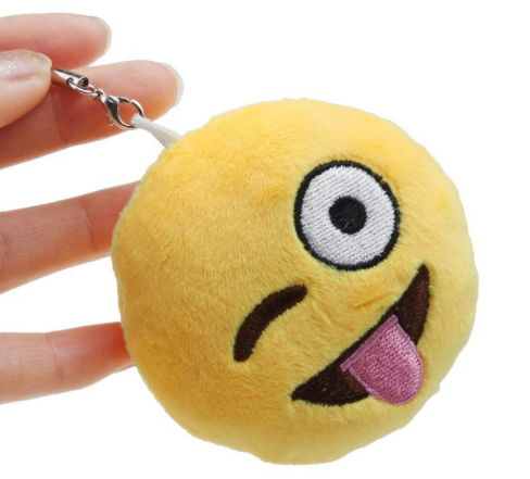 Cool Emoji Keychain - Emoji Plush